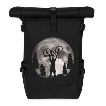 MTB - Lune - VTT - Sac à dos roll top - noir - Devant