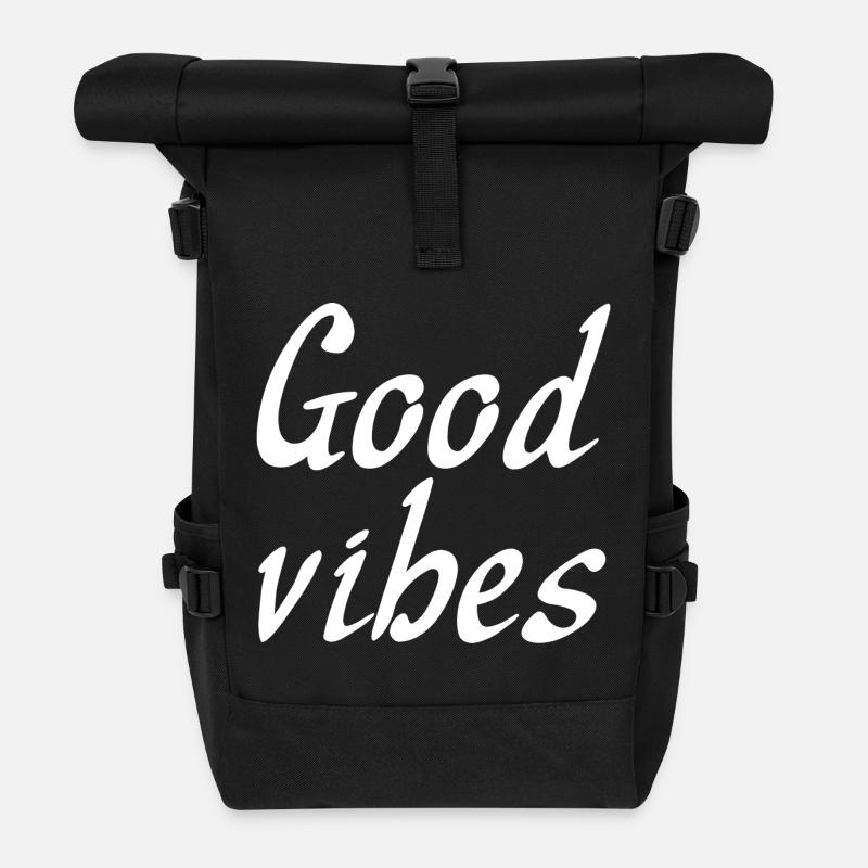 Bonne ambiance - Sac à dos roll top - noir