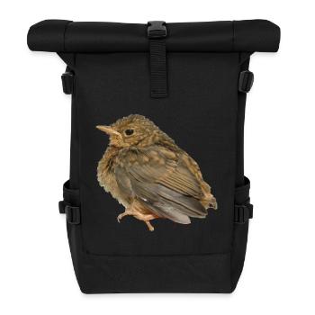 Robin Branch - Roll Top Backpack - black - Front