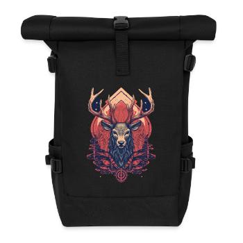 Cerf - Sac à dos roll top - noir - Devant