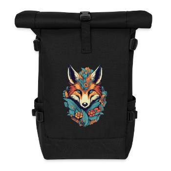 Renard - Sac à dos roll top - noir - Devant