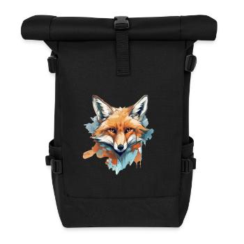 Renard - Sac à dos roll top - noir - Devant