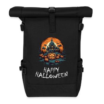 Halloween - Happy Halloween - Rolltop Rucksack - Schwarz - Vorne