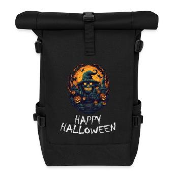 Halloween - Happy Halloween - Roll Top Backpack - black - Front