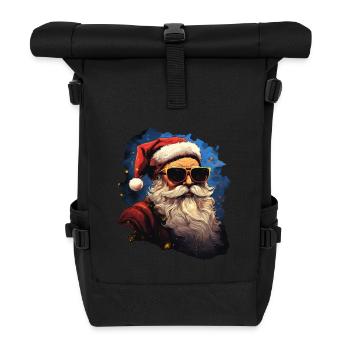 Père Noël - Sac à dos roll top - noir - Devant