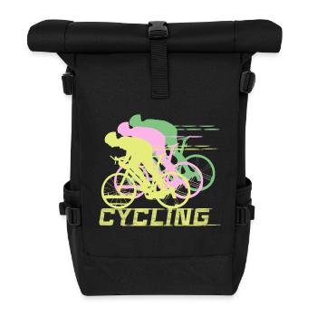 Cycling - Roll Top Backpack - black - Front