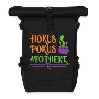 Pharmacy Halloween - Roll Top Backpack - black - Front