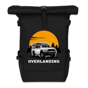 Overlanding Zubehör, Overlanding Gear, Offroad - Rolltop Rucksack - Schwarz - Vorne
