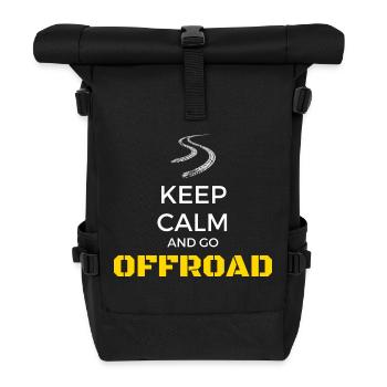 Overlanding Zubehör, Overlanding Gear, Offroad - Rolltop Rucksack - Schwarz - Vorne