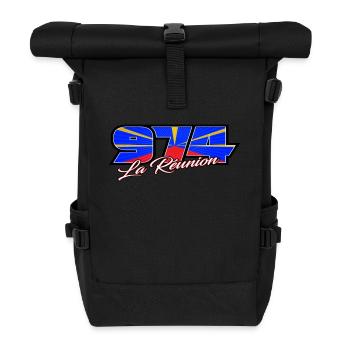 974 La Réunion Mavéli Mod 2X - Sac à dos roll top - noir - Devant