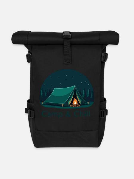 CAMPEN & CHILLEN - Rolltop Rucksack - Schwarz