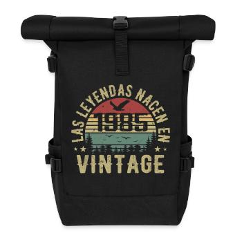 Las leyendas nacen 1985 Regalo de Cumpleaños 1985 - Rolltop Rucksack - Schwarz - Vorne