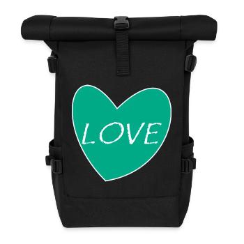 HAPPY NEW YEAR. NEW YEAR'S EVE. NEW YEAR - Roll Top Backpack - black - Front
