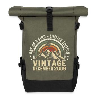 December 2009 - Excellent since December 2009 - Roll Top Backpack - olive/black - Front
