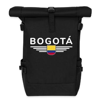 Bogotá Design – Stadt der Anden - Rolltop Rucksack - Schwarz - Vorne