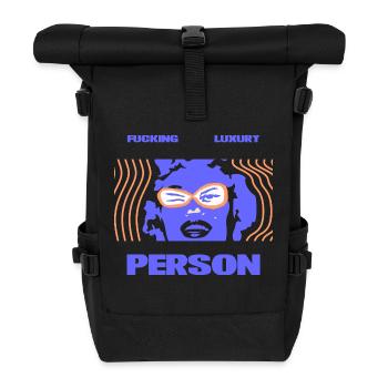 Fucking Luxury Person - Roll Top Backpack - black - Front