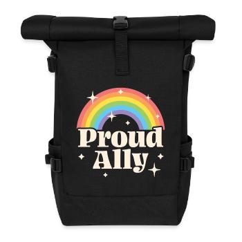 Proud Ally - Roll Top Backpack - black - Front