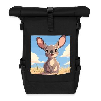 Wallabies Wallaby - Roll Top Backpack - black - Front