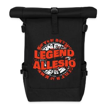 Man Allesio - Sac à dos roll top - noir - Devant