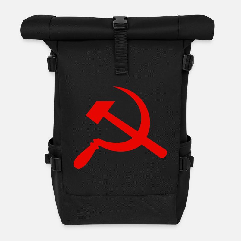 marteau et la faucille - Sac à dos roll top - noir