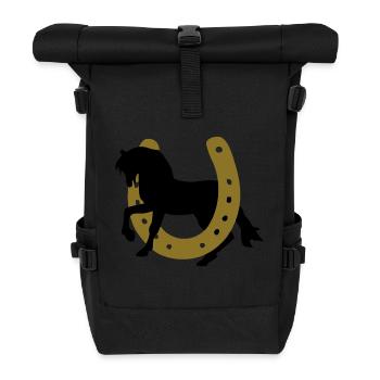 Sabots - Sac à dos roll top - noir - Devant