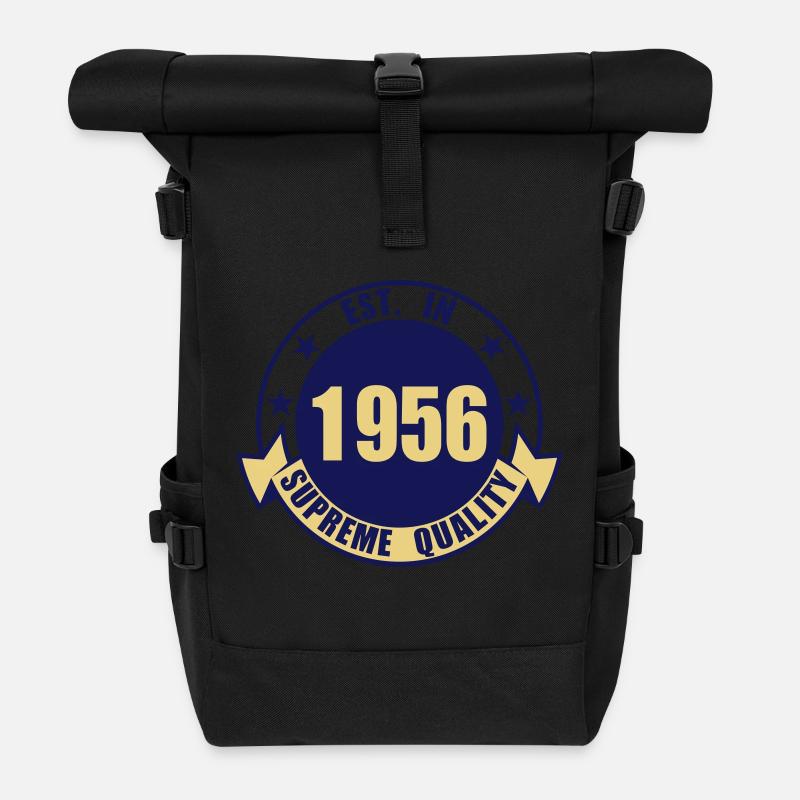 1956 Supreme - Roll Top Backpack - black