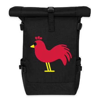 hahn - Rolltop Rucksack - Schwarz - Vorne