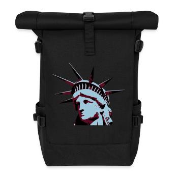 Lady Liberty - Rolltop Rucksack - Schwarz - Vorne