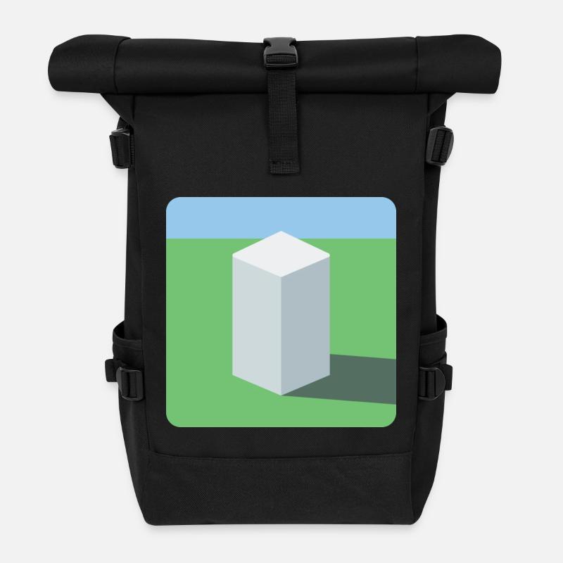 Le parallélépipède - Sac à dos roll top - noir