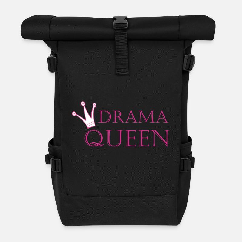Drama Queen - Sac à dos roll top - noir