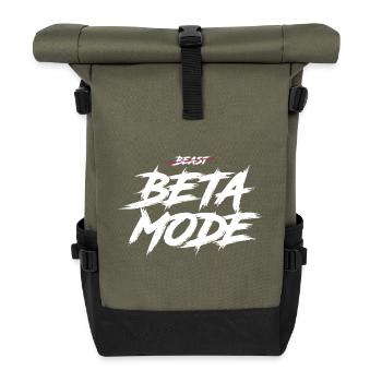Beta fashion - Roll Top Backpack - olive/black - Front