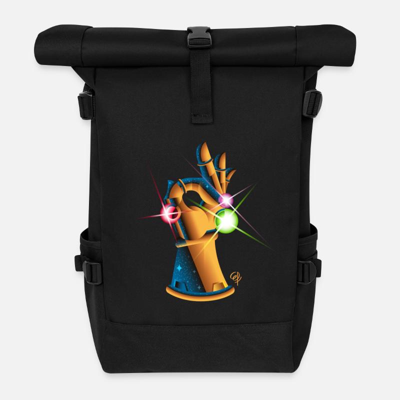 Infinity Gauntlet Spiel - Rolltop Rucksack - Schwarz