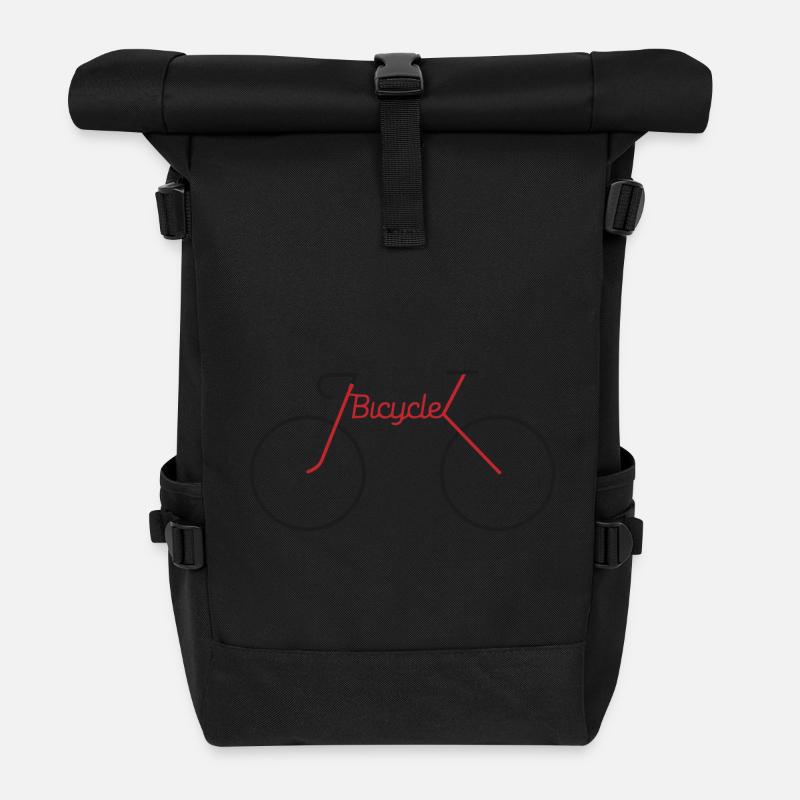 vélo - Sac à dos roll top - noir
