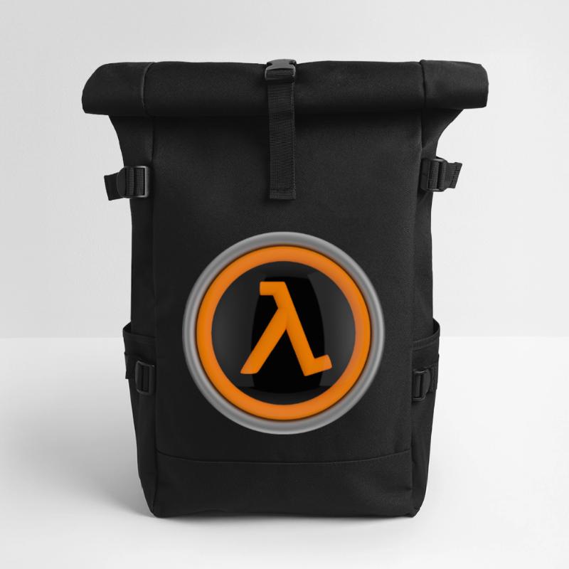 Lambda-Logo Rolltop Rucksack