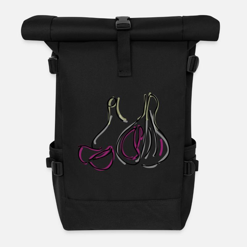 ail - Sac à dos roll top - noir