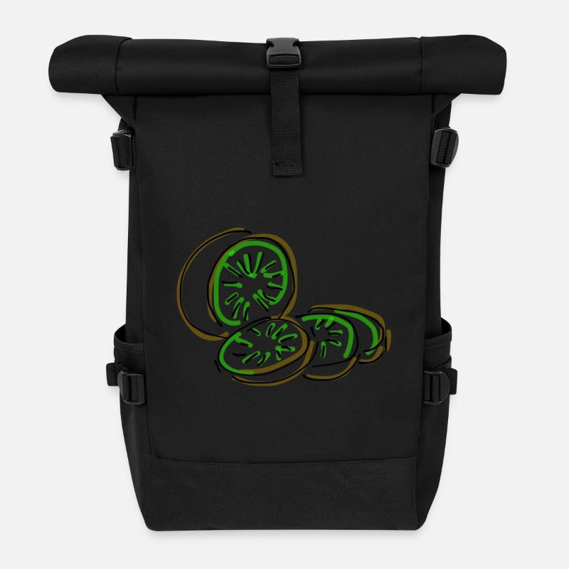 kiwi - Sac à dos roll top - noir