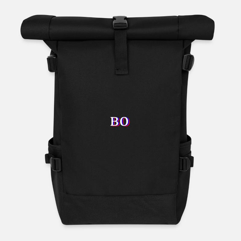 Russisch Kyrillisch во - Rolltop Rucksack - Schwarz
