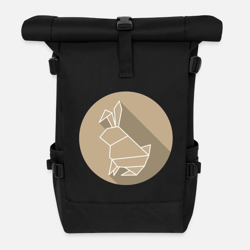 hase - Rolltop Rucksack - Schwarz