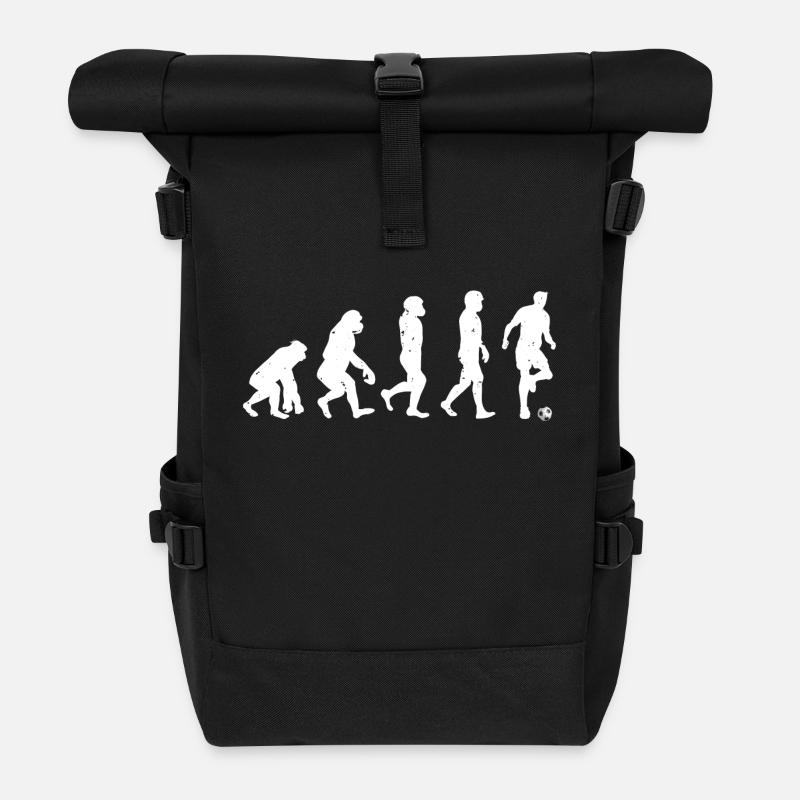 Mankind Evolution Soccer - Evolution Football - Sac à dos roll top - noir