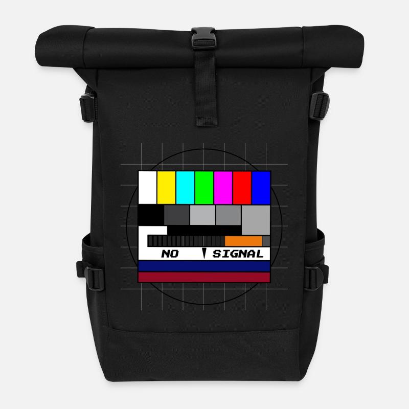 Still image test image - Roll Top Backpack - black