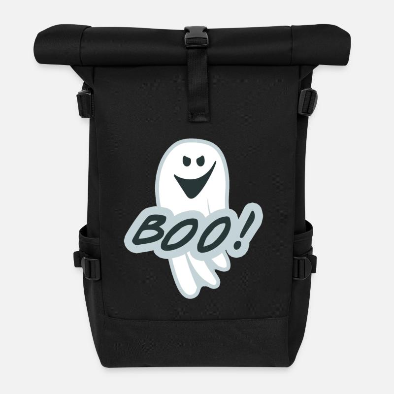 Gespenst - Rolltop Rucksack - Schwarz