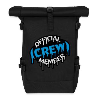 Official Crew Member Stamp - Sac à dos roll top - noir - Devant