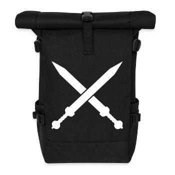 Swords - Roll Top Backpack - black - Front