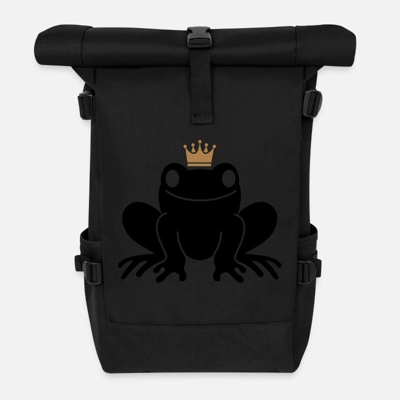 Froschkönig - Rolltop Rucksack - Schwarz