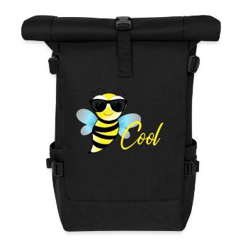 Bee Cool - Rolltop Rucksack - Schwarz - Vorne