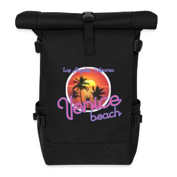 Venice - Roll Top Backpack - black - Front