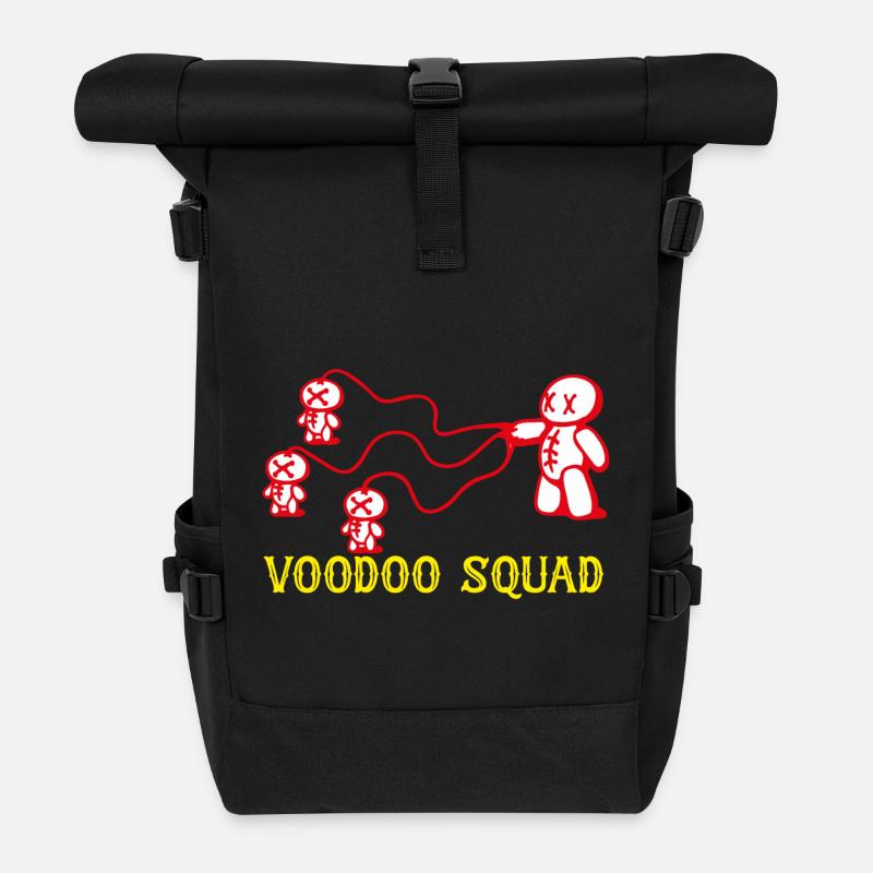 Voodoo Squad - Rolltop Rucksack - Schwarz
