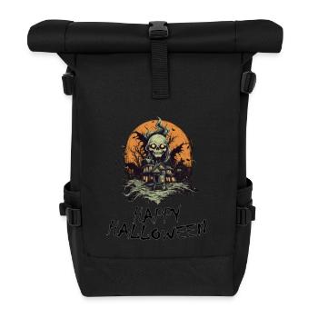 Halloween - Happy Halloween - Roll Top Backpack - black - Front