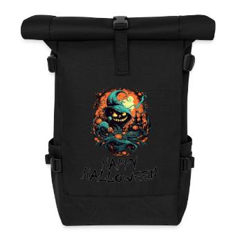 Halloween - Happy Halloween - Rolltop Rucksack - Schwarz - Vorne