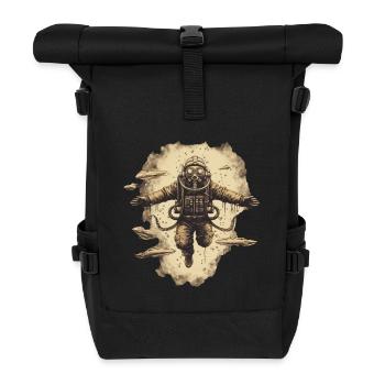 Plongeur - Sac à dos roll top - noir - Devant
